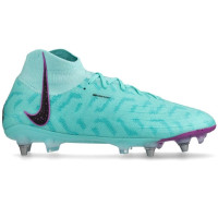 Nike Phantom Elite Luna Iron Nop Football Shoes (SG) Pro Player Turquoise Purple