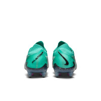 Nike Phantom Elite GX IJzeren-Nop Voetbalschoenen (SG) Anti-Clog Turquoise Zwart Paars Wit