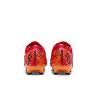 Nike Zoom Mercurial Vapor Elite 15 MDS Kunstgras Voetbalschoenen (AG) Felrood Oranje Zwart Wit