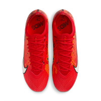 Nike Zoom Mercurial Vapor Elite 15 MDS Grass Football Shoes (FG) Bright Red Orange Black White