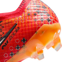 Nike Zoom Mercurial Vapor Elite 15 MDS Grass Football Shoes (FG) Bright Red Orange Black White