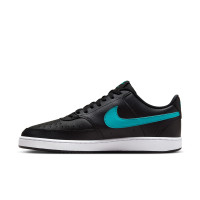 Nike Court Vision Low Sneakers Black Turquoise White