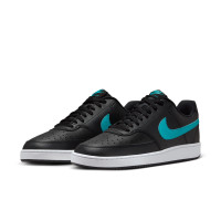 Nike Court Vision Low Sneakers Black Turquoise White