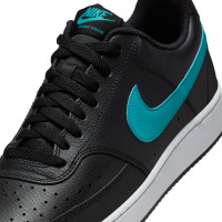 Nike Court Vision Low Sneakers Black Turquoise White