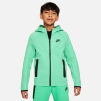 Nike Tech Fleece Tracksuit Sportswear Kids Bright Green Black