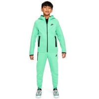 Nike Tech Fleece Tracksuit Sportswear Kids Bright Green Black