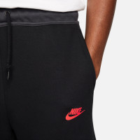 Nike Tech Fleece Sweat Pants Sportswear Black Grey Bright Red