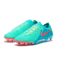 Nike Phantom GX II Elite Vortex Iron-Nop Football Shoes (SG) Pro Player Turquoise Light Green Multicolor