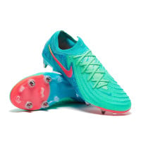 Nike Phantom GX II Elite Vortex Iron-Nop Football Shoes (SG) Pro Player Turquoise Light Green Multicolor