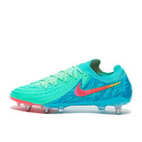 Nike Phantom GX II Elite Vortex Iron-Nop Football Shoes (SG) Pro Player Turquoise Light Green Multicolor