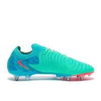 Nike Phantom GX II Elite Vortex Iron-Nop Football Shoes (SG) Pro Player Turquoise Light Green Multicolor