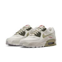 Nike Air Max 90 Sneakers Beige Red Olive Green