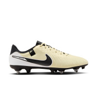 Nike Tiempo Legend 10 Academy IJzeren-Nop Voetbalschoenen (SG) Anti-Clog Geel Wit Zwart