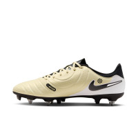 Nike Tiempo Legend 10 Academy IJzeren-Nop Voetbalschoenen (SG) Anti-Clog Geel Wit Zwart