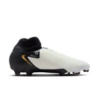 Nike Phantom Luna II Pro Gras Football Shoes (FG) Black Off-White Gold