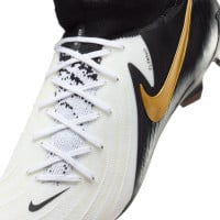 Nike Phantom Luna II Pro Gras Football Shoes (FG) Black Off-White Gold