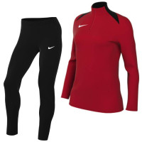 Nike Academy Pro 24 1/4-Zip Tracksuit Women Red White