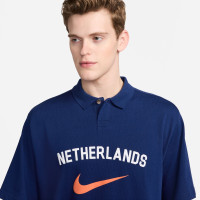 Nike Netherlands Sportswear Polo Matchup 2024-2026 Blue