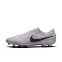 Nike Tiempo Legend Elite 10 Gras Voetbalschoenen (FG) Grijs Zwart Roze