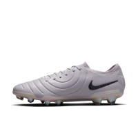 Nike Tiempo Legend Elite 10 Gras Voetbalschoenen (FG) Grijs Zwart Roze