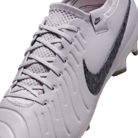 Nike Tiempo Legend Elite 10 Gras Voetbalschoenen (FG) Grijs Zwart Roze