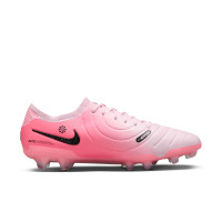 Nike Tiempo Legend Elite 10 Gras Voetbalschoenen (FG) Lichtroze Felroze Zwart