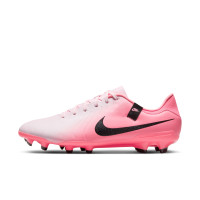 Nike Tiempo Legend Academy 10 Grass/Artificial Grass Football Shoes (MG) Light Pink Hot Pink Black