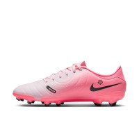 Nike Tiempo Legend Academy 10 Grass/Artificial Grass Football Shoes (MG) Light Pink Hot Pink Black