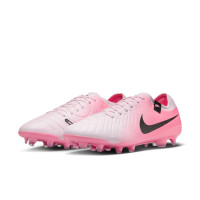 Nike Tiempo Legend Pro 10 Gras Football Shoes (FG) Light Pink Hot Pink Black