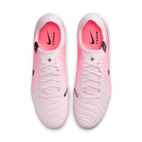 Nike Tiempo Legend Pro 10 Gras Football Shoes (FG) Light Pink Hot Pink Black