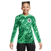 Nike Nederlands Elftal Keepersshirt Lange Mouwen 2024-2026 Kids Groen