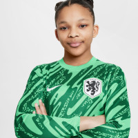 Nike Dutch Team Long Sleeve Goalkeeper Shirt 2024-2026 Kids Green