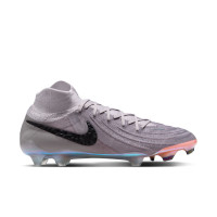 Nike Phantom Luna Elite II Gras Voetbalschoenen (FG) Grijs Zwart Roze