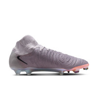 Nike Phantom Luna Elite II Gras Voetbalschoenen (FG) Grijs Zwart Roze