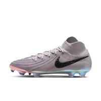 Nike Phantom Luna Elite II Gras Voetbalschoenen (FG) Grijs Zwart Roze