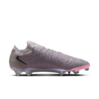 Nike Phantom GX Elite II Gras Voetbalschoenen (FG) Grijs Zwart Roze