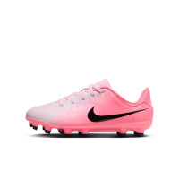 Nike Tiempo Legend Academy 10 Gras / Kunstgras Voetbalschoenen (MG) Kids Lichtroze Felroze Zwart