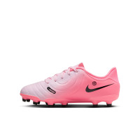 Nike Tiempo Legend Academy 10 Grass/Artificial Grass Football Shoes (MG) Kids Light Pink Hot Pink Black