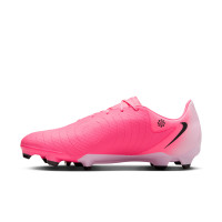 Nike Phantom GX Academy II Grass/Artificial Grass Football Shoes (MG) Hot Pink Light Pink Black