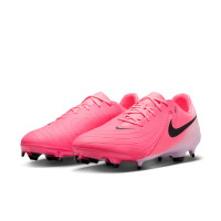 Nike Phantom GX Academy II Grass/Artificial Grass Football Shoes (MG) Hot Pink Light Pink Black