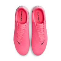 Nike Phantom GX Academy II Grass/Artificial Grass Football Shoes (MG) Hot Pink Light Pink Black