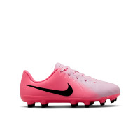 Nike Tiempo Legend Club 10 Grass/Artificial Grass Football Shoes (MG) Kids Light Pink Hot Pink Black