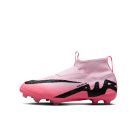 Nike Zoom Mercurial Superfly Pro 9 Grass Football Shoes (FG) Kids Light Pink Hot Pink Black