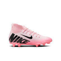 Nike Mercurial Superfly Club 9 Grass/Artificial Grass Football Shoes (MG) Kids Light Pink Black