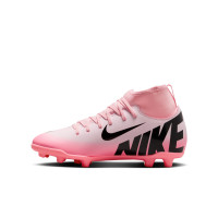 Nike Mercurial Superfly Club 9 Grass/Artificial Grass Football Shoes (MG) Kids Light Pink Black