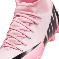 Nike Mercurial Superfly Club 9 Grass/Artificial Grass Football Shoes (MG) Kids Light Pink Black