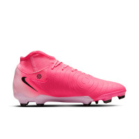 Nike Phantom Luna Academy II Grass/Artificial Grass Football Shoes (MG) Hot Pink Light Pink Black