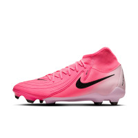 Nike Phantom Luna Academy II Grass/Artificial Grass Football Shoes (MG) Hot Pink Light Pink Black