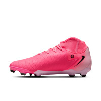 Nike Phantom Luna Academy II Grass/Artificial Grass Football Shoes (MG) Hot Pink Light Pink Black