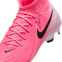 Nike Phantom Luna Academy II Grass/Artificial Grass Football Shoes (MG) Hot Pink Light Pink Black